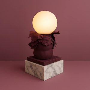 Night Blossom Lamp on Marble