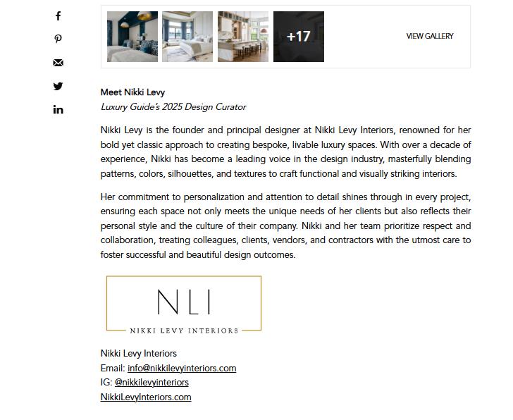 Nikki Levy _ Tailoring Spaces for Modern Living - Luxury Guide USA - Google.. 2025-07-18 at 9.23.53 AM 2